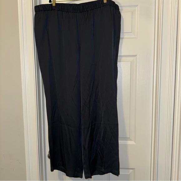 J. Jill Black Wide-Leg Pants - Picture 1 of 5